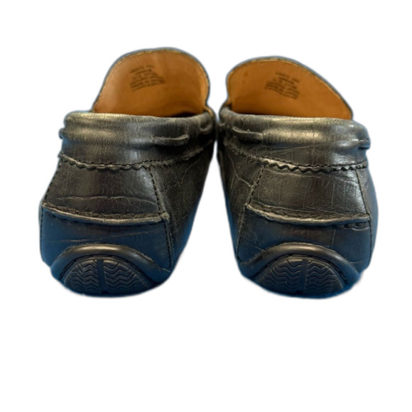 Sperry Men's Crocodile-Embossed Black Leather slip on Loafers size 10 - Picture 5 of 8